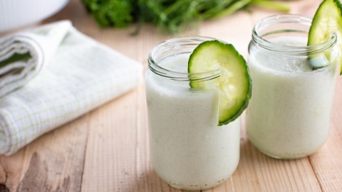 Protein Shake mit Gurke